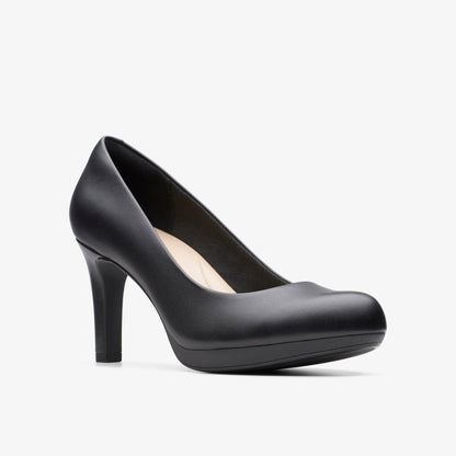 Adriel Viola Black Leather - Clarks Women