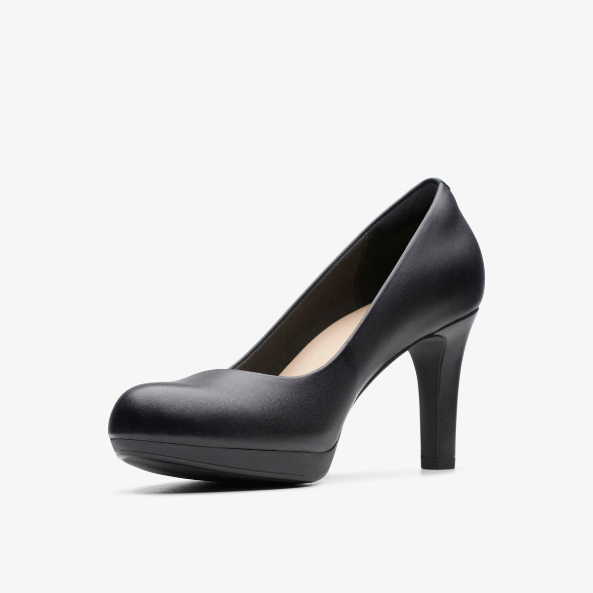 Adriel Viola Black Leather - Clarks Women
