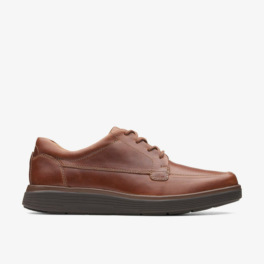Un Abode Ease Dark Tan Leather - Clarks Men