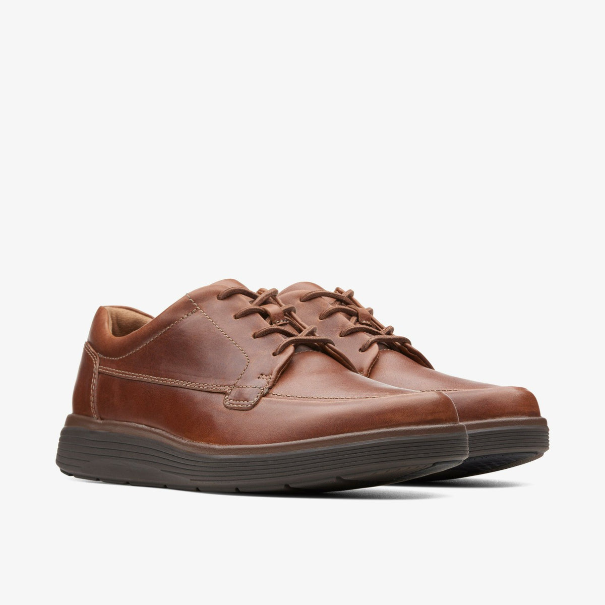 Un Abode Ease Dark Tan Leather - Clarks Men