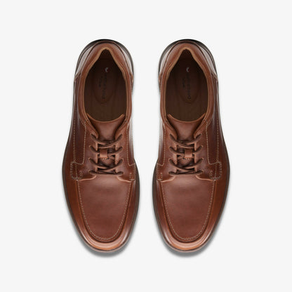 Un Abode Ease Dark Tan Leather - Clarks Men