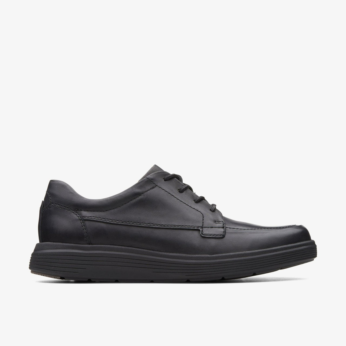 Un Abode Ease Black Leather - Clarks Men