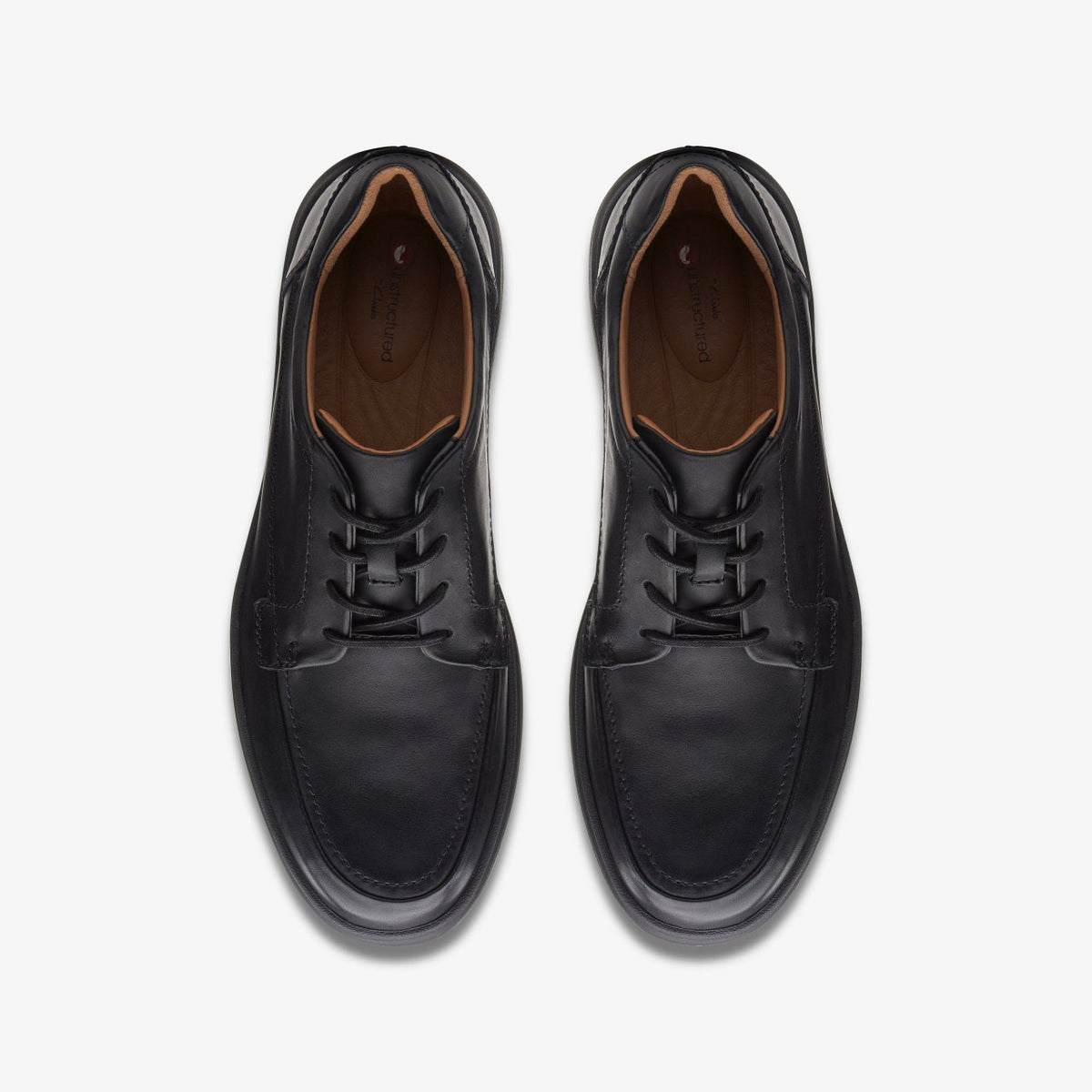 Un Abode Ease Black Leather - Clarks Men