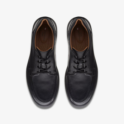 Un Abode Ease Black Leather - Clarks Men