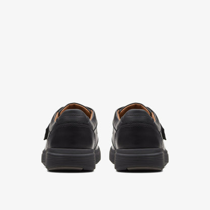 Un Abode Strap Loafer Black Leather - Clarks Men