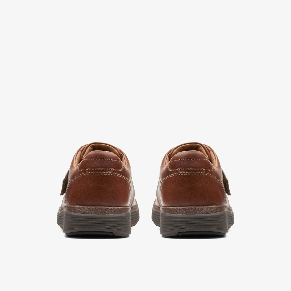 Un Abode Strap Loafer Dark Tan Leather - Clarks Men