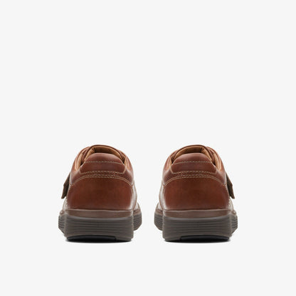 Un Abode Strap Loafer Dark Tan Leather - Clarks Men