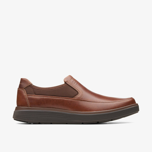 Un Abode Go Loafer Dark Tan Leather - Clarks Men