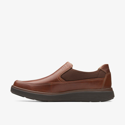 Un Abode Go Loafer Dark Tan Leather - Clarks Men