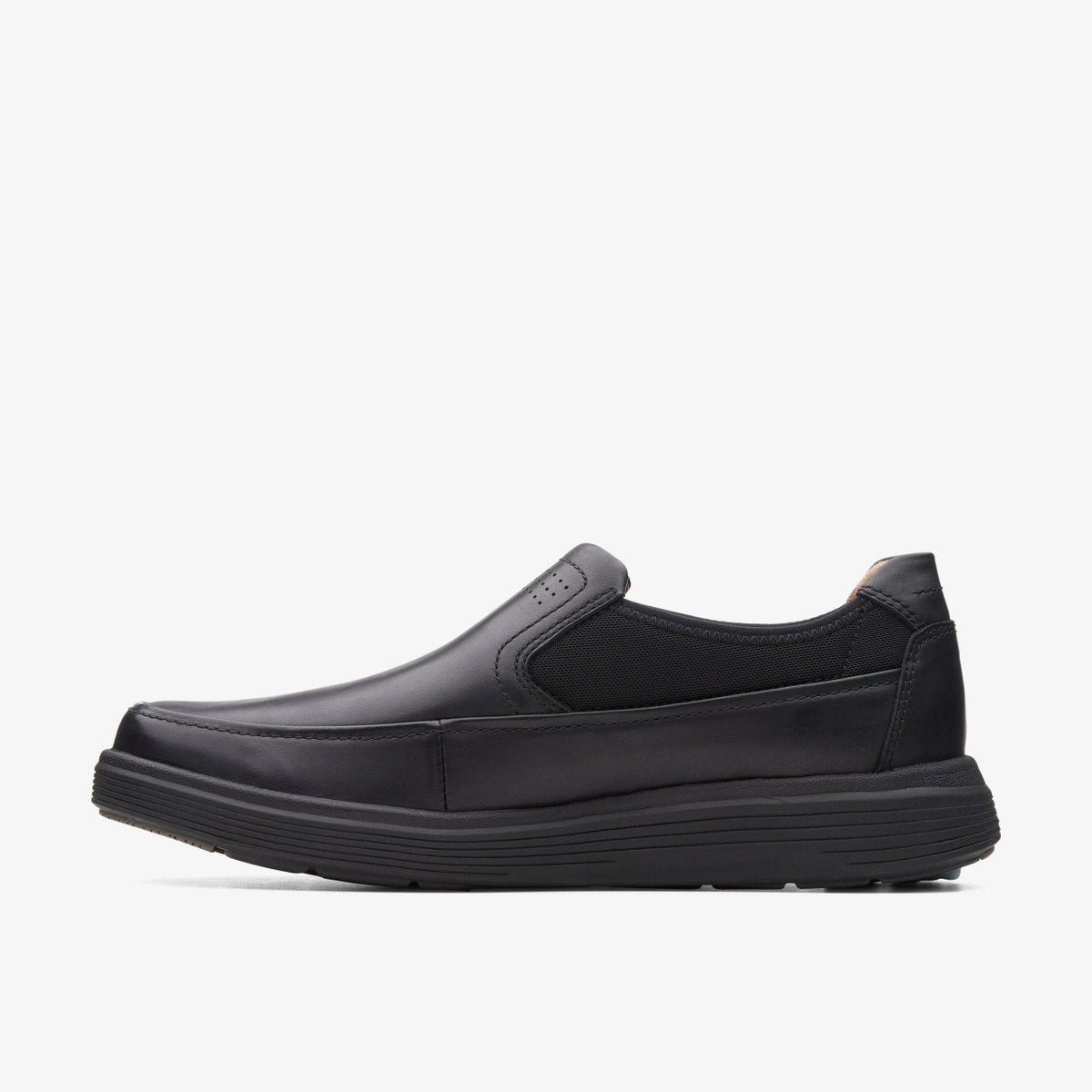 Un Abode Go Loafer Black Leather - Clarks Men