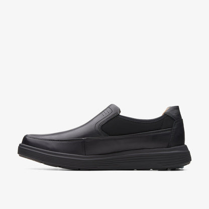 Un Abode Go Loafer Black Leather - Clarks Men