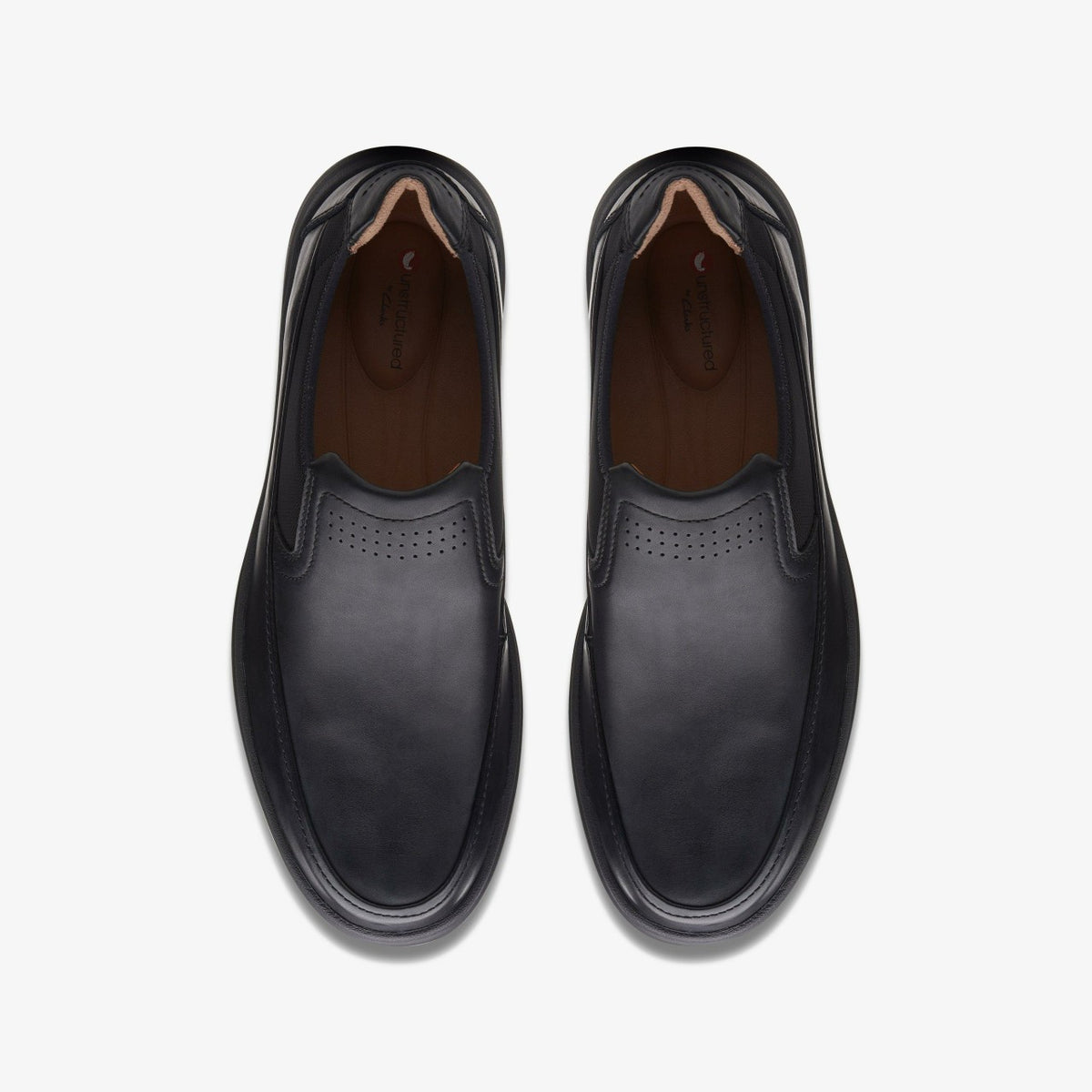 Un Abode Go Loafer Black Leather - Clarks Men