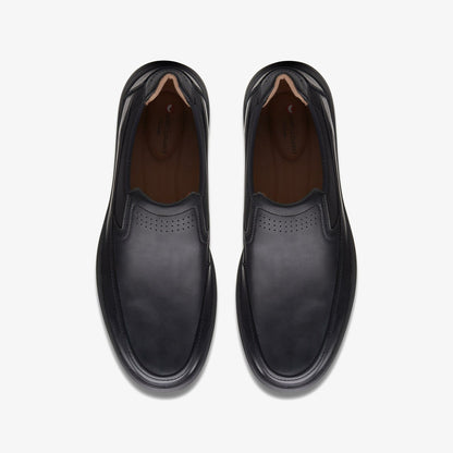 Un Abode Go Loafer Black Leather - Clarks Men