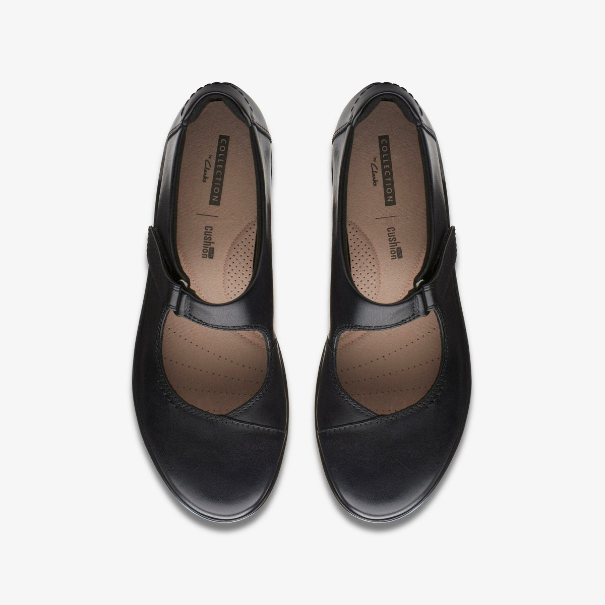 Hope Henley Black Leather - Clarks Women
