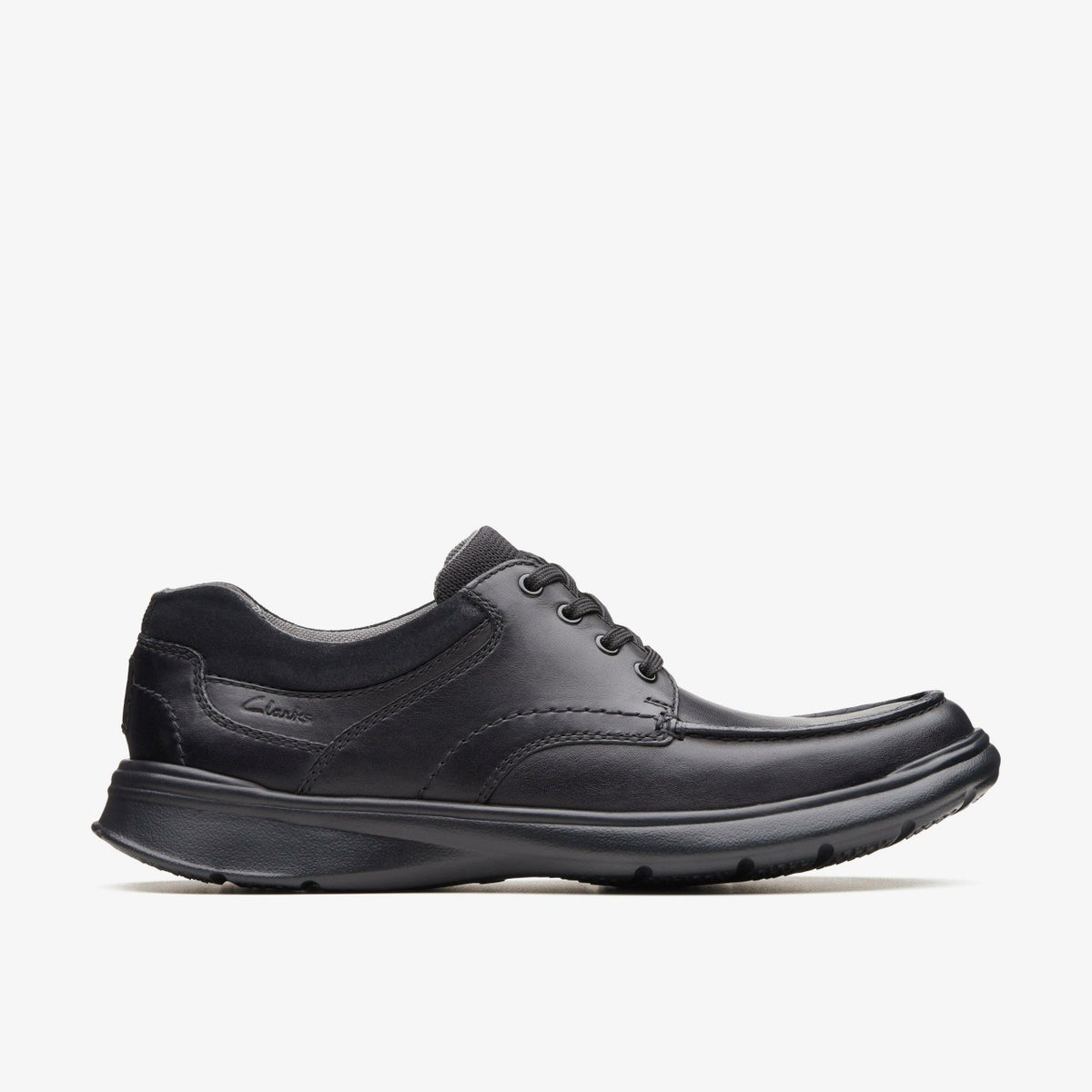 Cotrell Edge Black Smooth Leather - Clarks Men