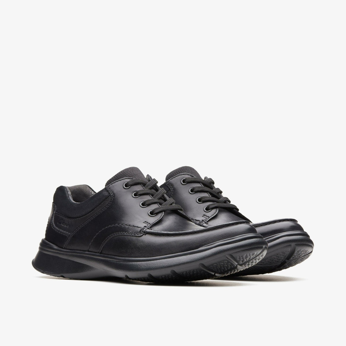 Cotrell Edge Black Smooth Leather - Clarks Men