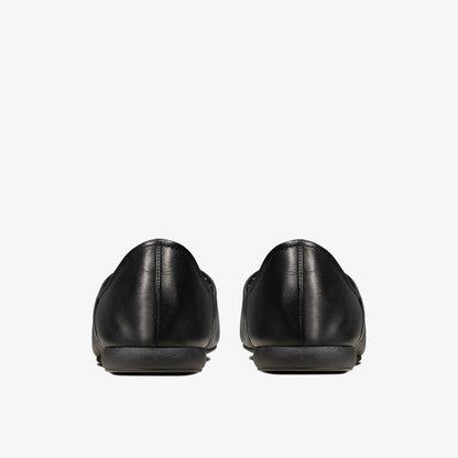 Harston Elite Slipper Black Leather - Clarks Men
