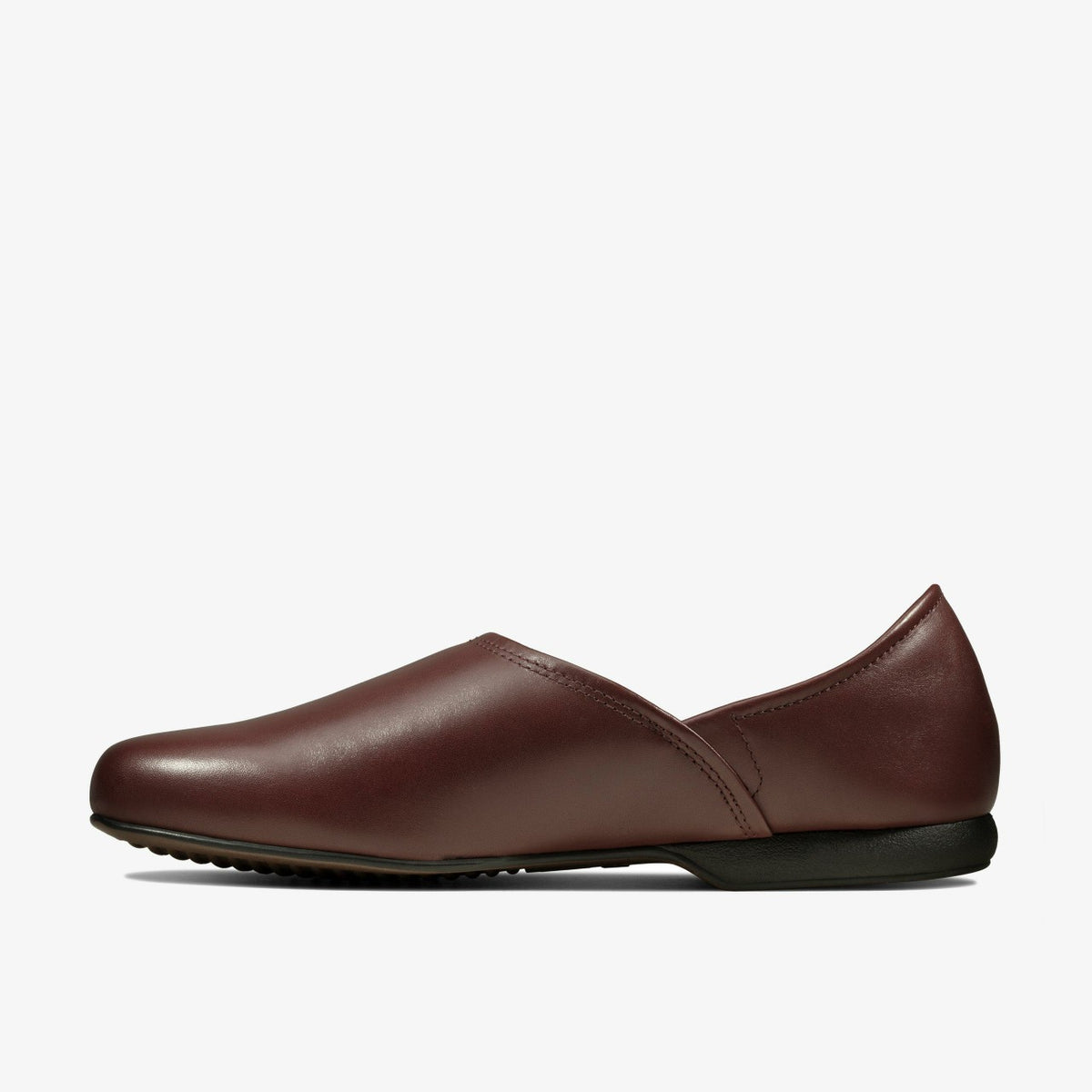 Harston Elite Slipper Burgundy Leather - Clarks Men