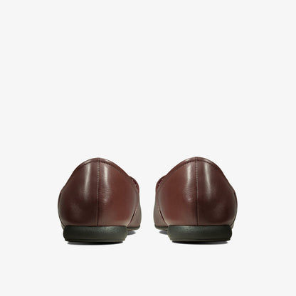 Harston Elite Slipper Burgundy Leather - Clarks Men