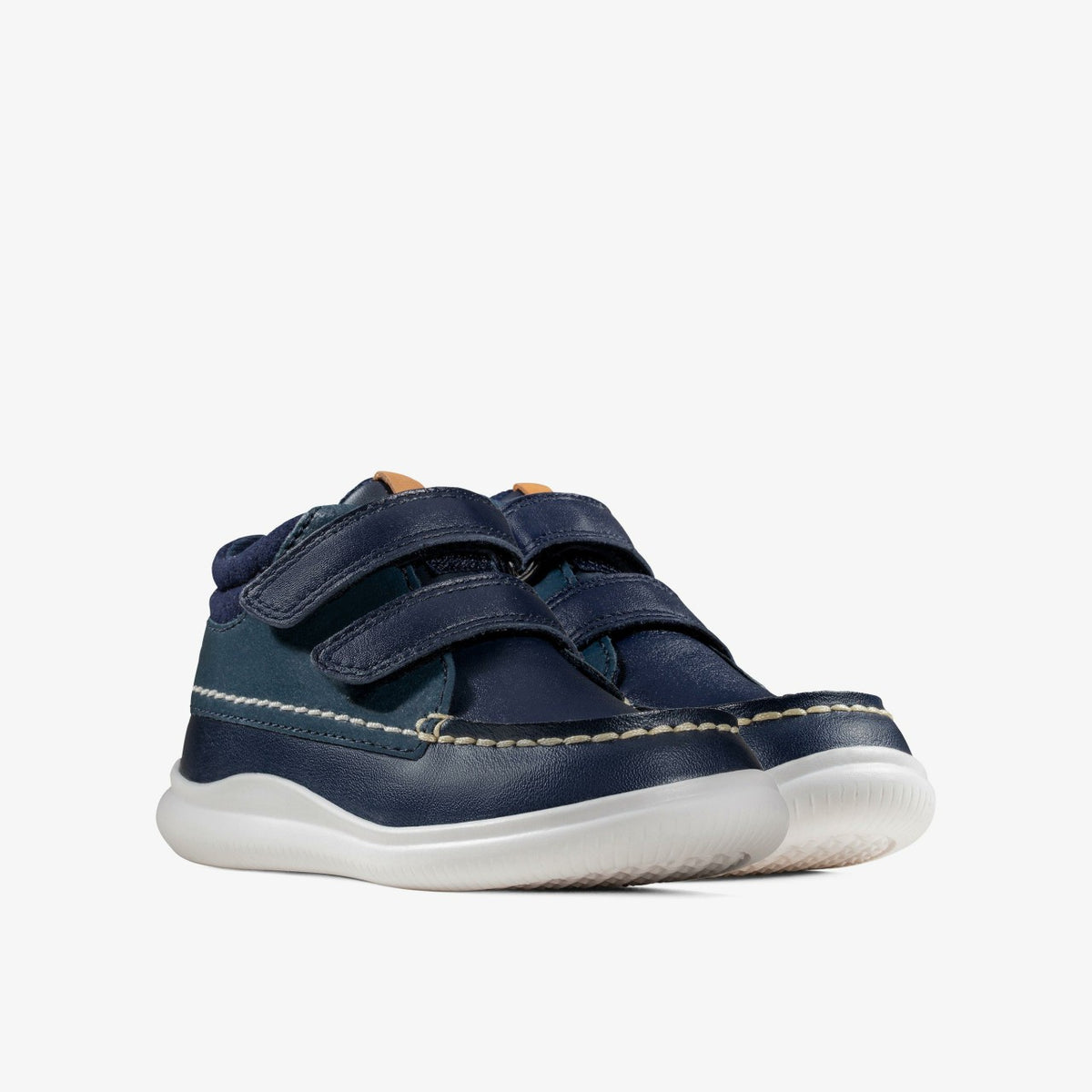 Crest Tuktu Toddler Navy Leather - Clarks Kids