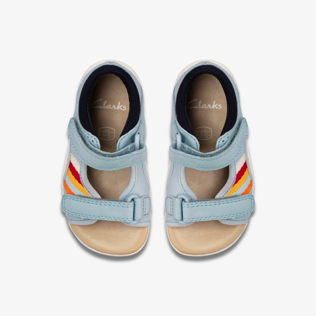 Zora Beau Toddler Light Blue - Clarks Kids