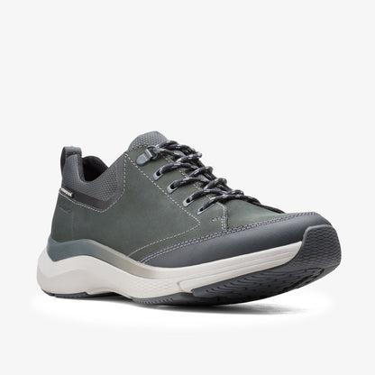 Wave 2.0 Vibe Dark Grey Nubuck - Clarks Men