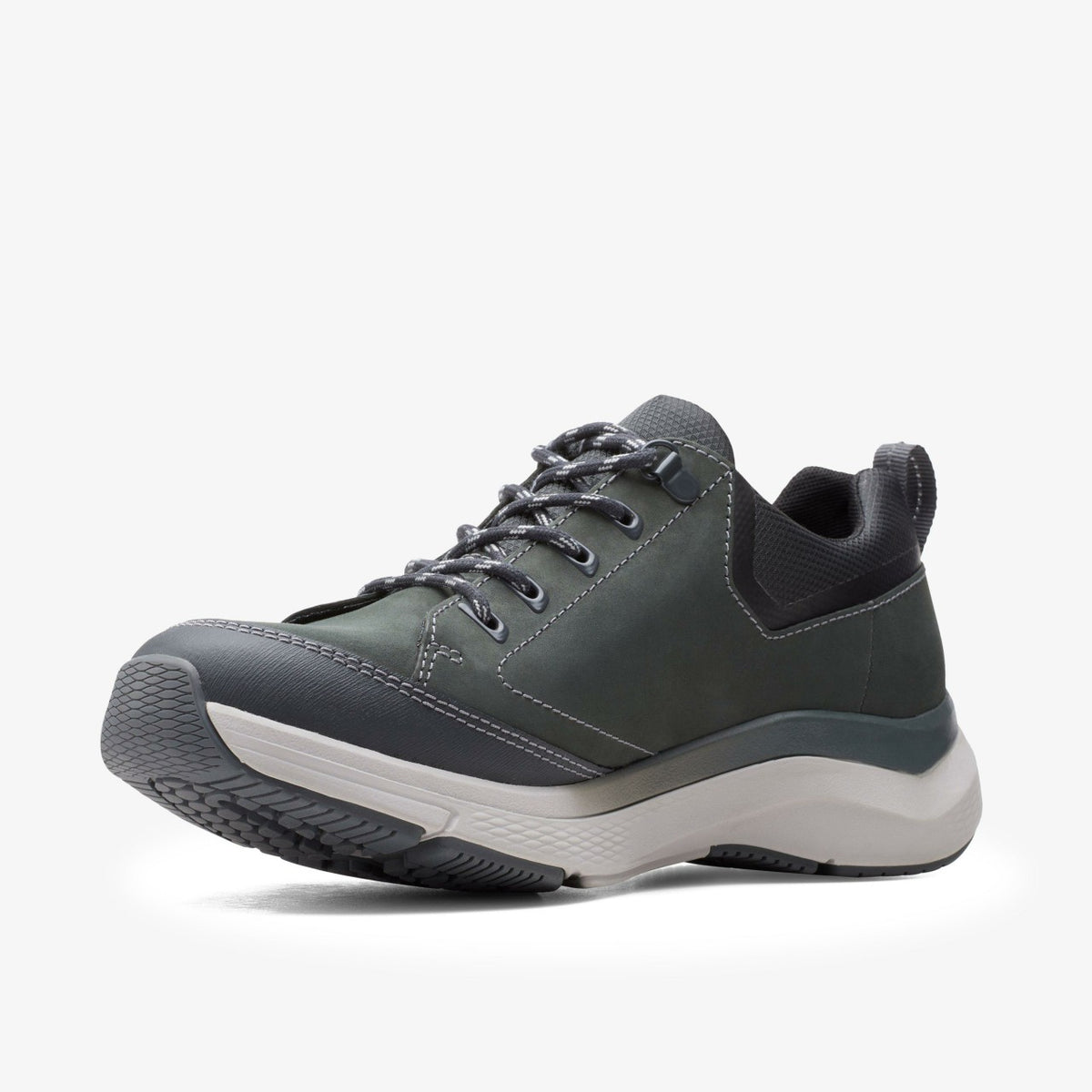 Wave 2.0 Vibe Dark Grey Nubuck - Clarks Men