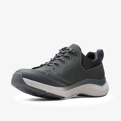 Wave 2.0 Vibe Dark Grey Nubuck - Clarks Men