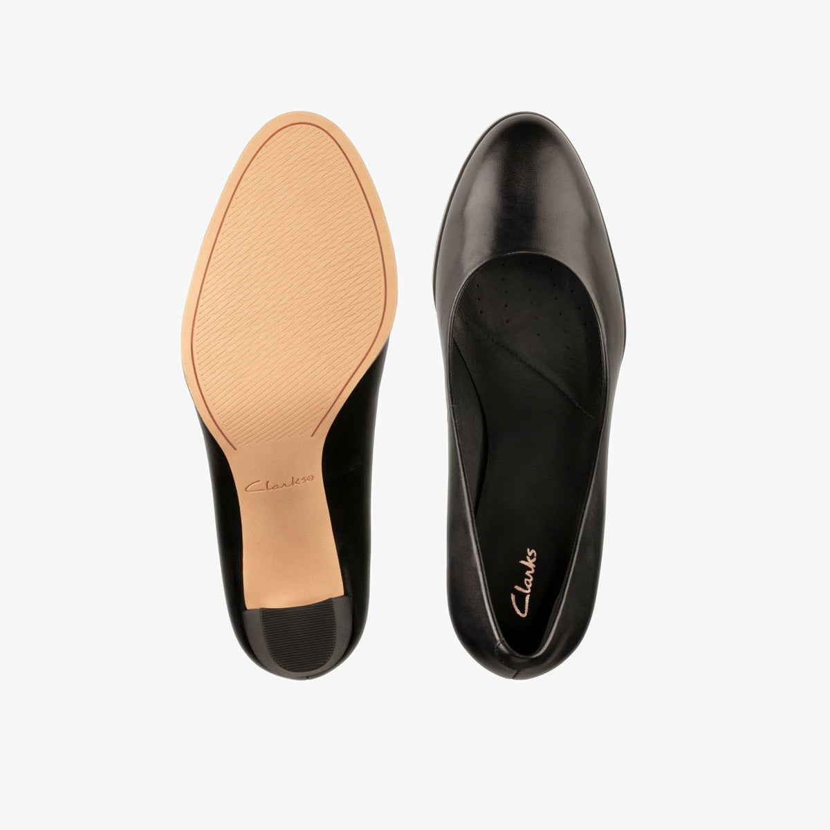 Kaylin Cara 2 Black Leather - Clarks Women