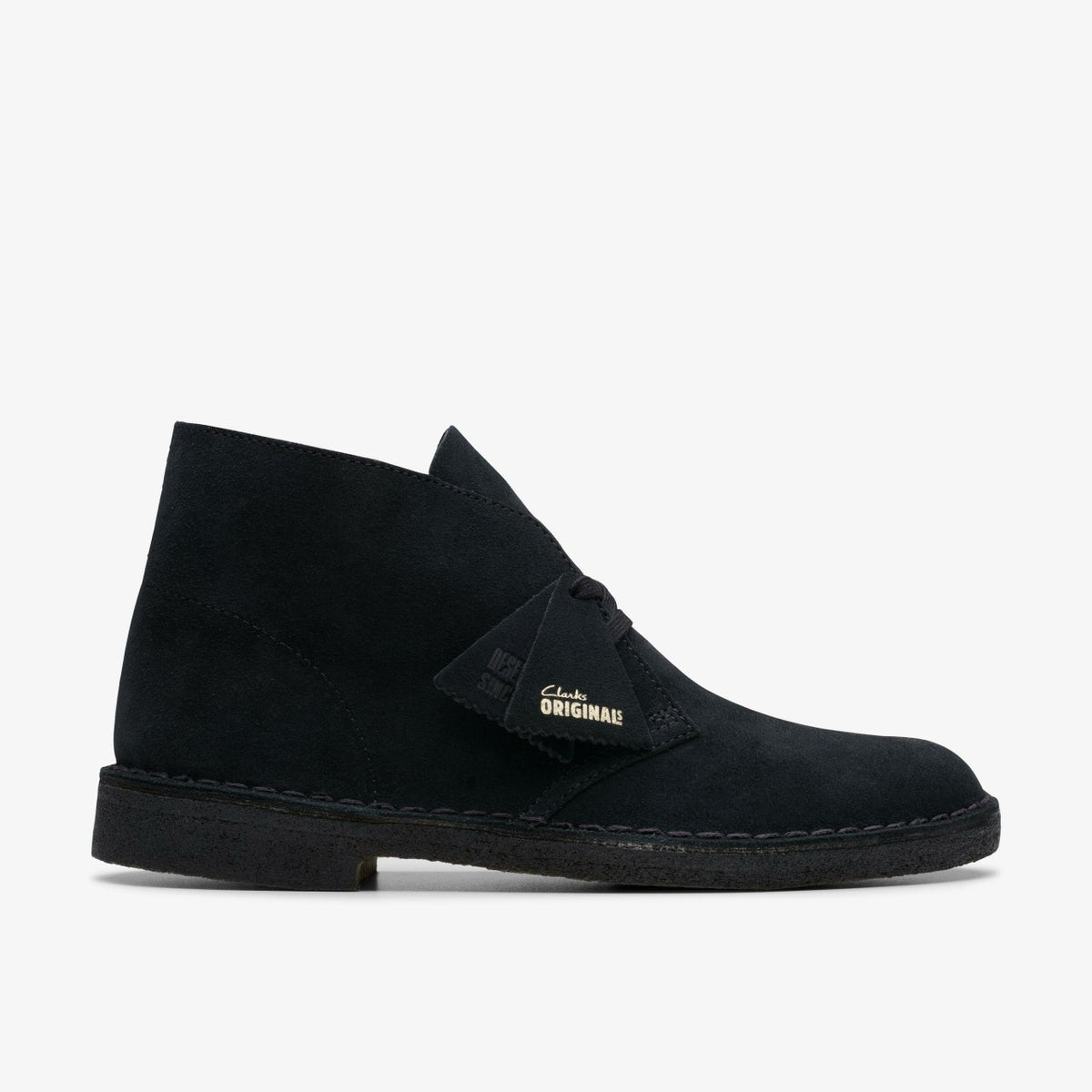 Desert Boot Black Suede - Clarks Men