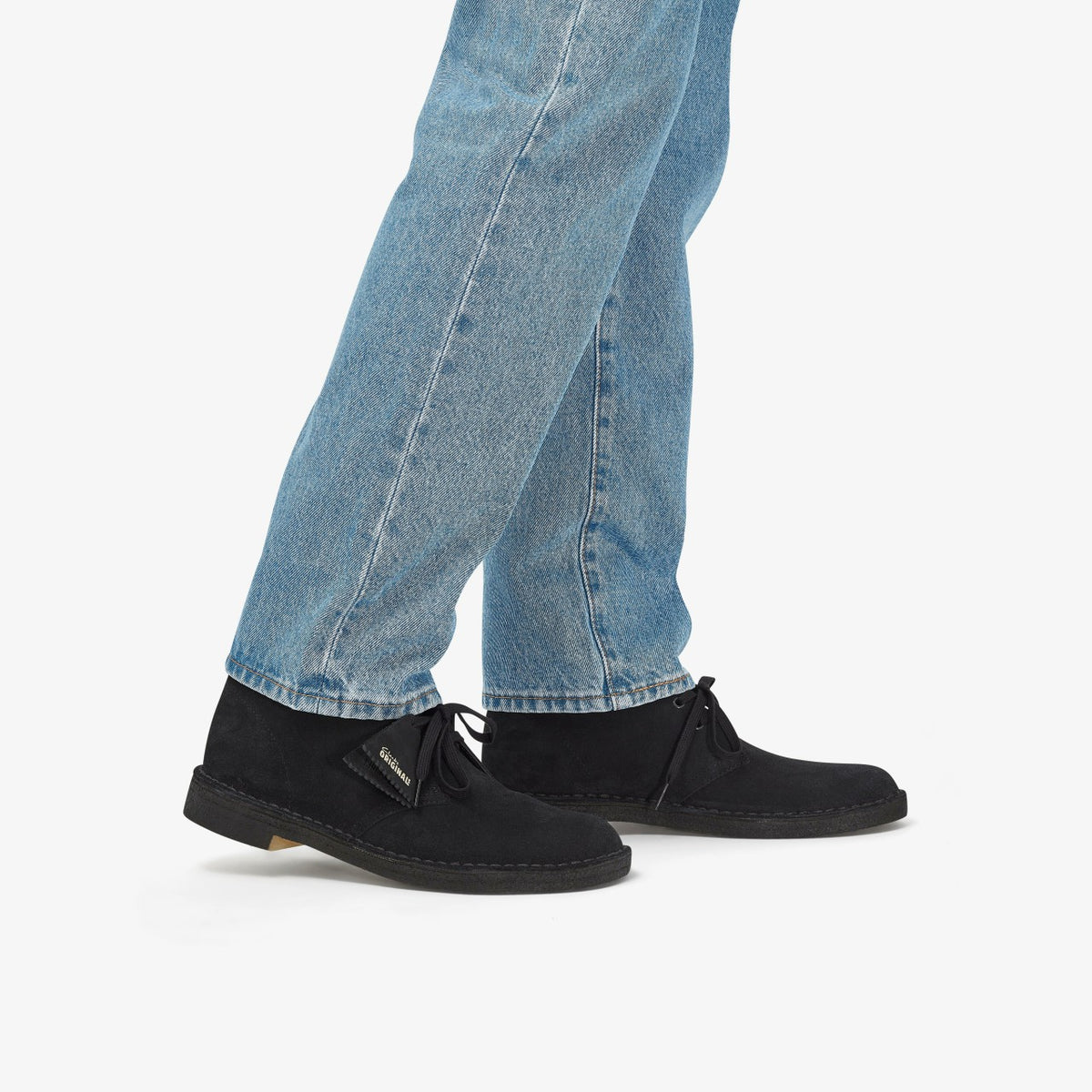 Desert Boot Black Suede - Clarks Men