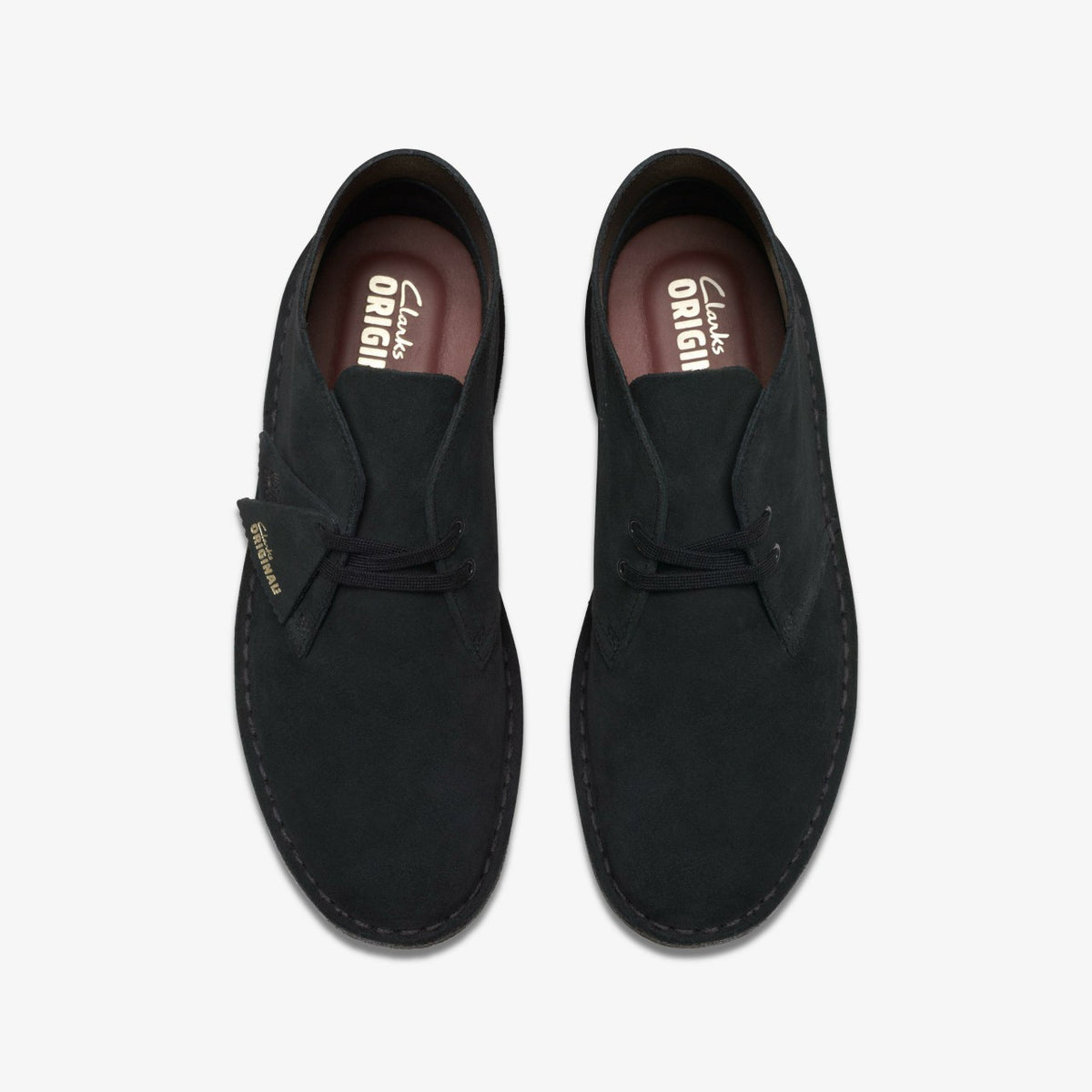 Desert Boot Black Suede - Clarks Men