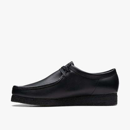 Wallabee Black Leather - Clarks Men
