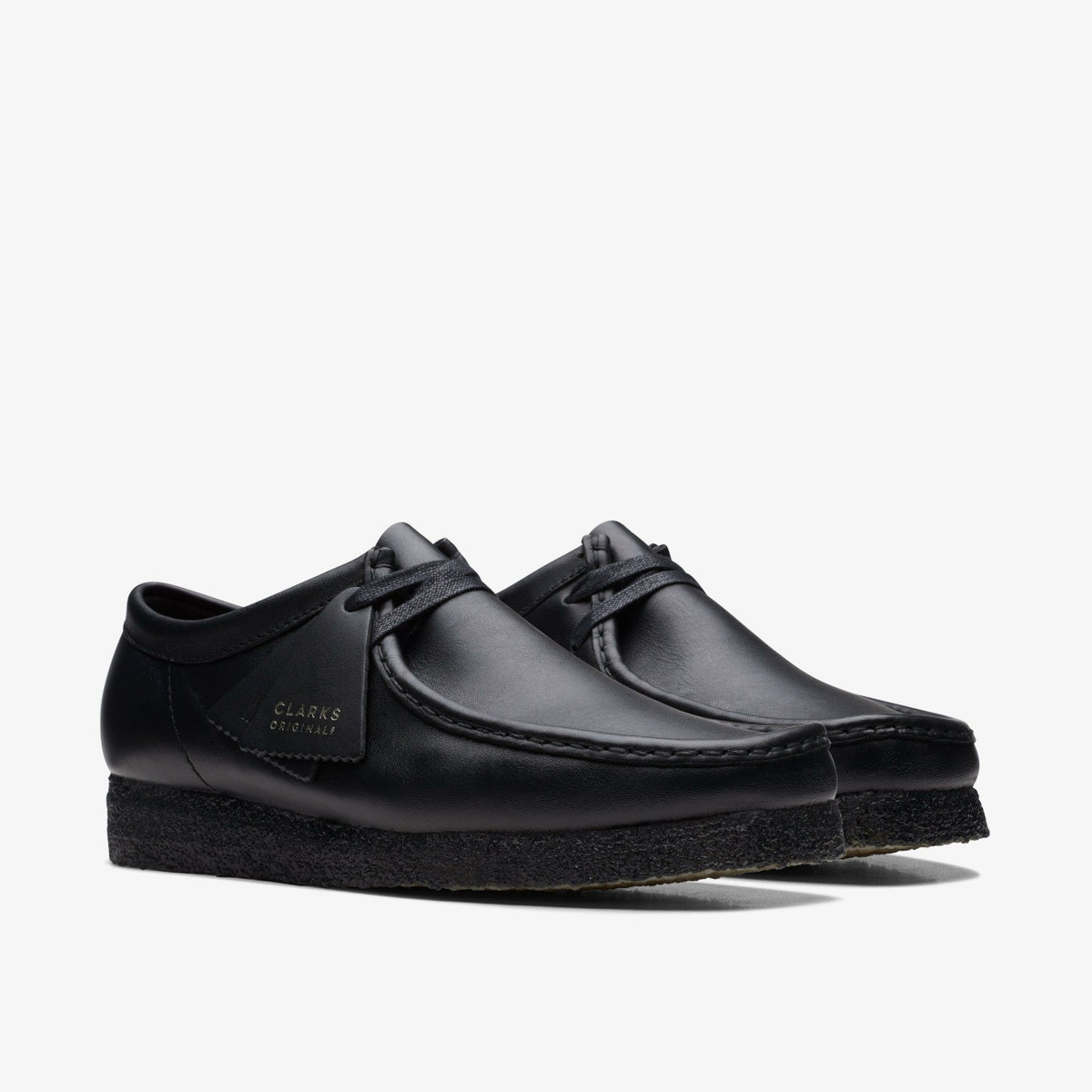 Wallabee Black Leather - Clarks Men
