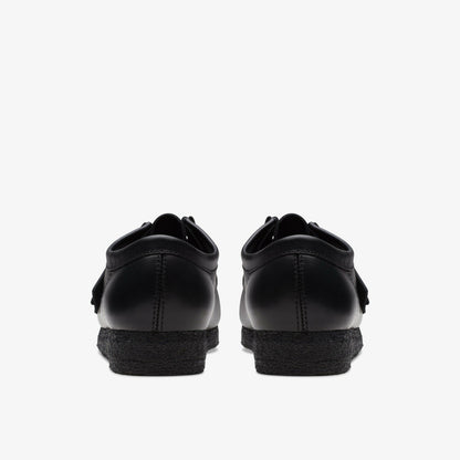 Wallabee Black Leather - Clarks Men