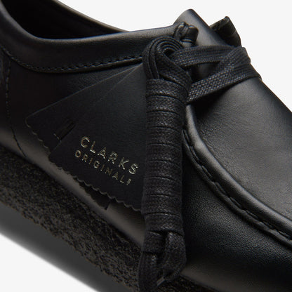 Wallabee Black Leather - Clarks Men