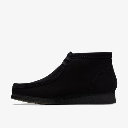 Wallabee Boot Black Suede - Clarks Men