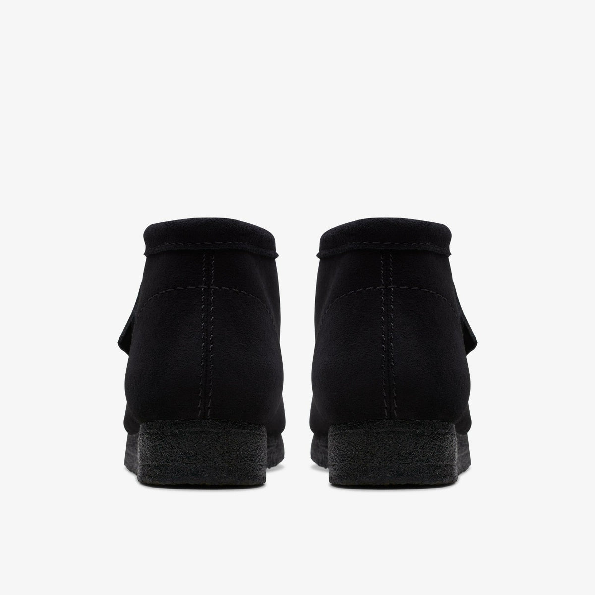 Wallabee Boot Black Suede - Clarks Men