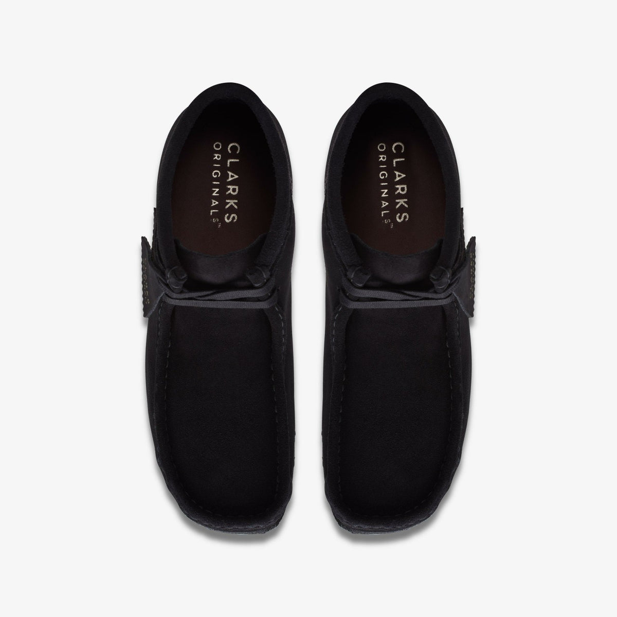 Wallabee Boot Black Suede - Clarks Men