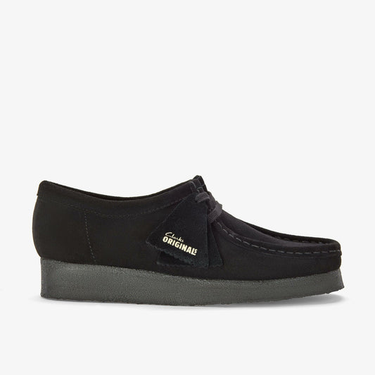 Wallabee Black Suede - Clarks Men