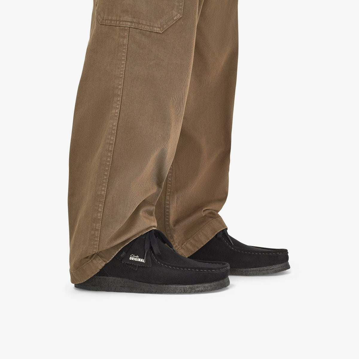 Wallabee Black Suede - Clarks Men