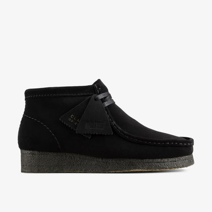 Wallabee Boot Black Suede - Clarks Women