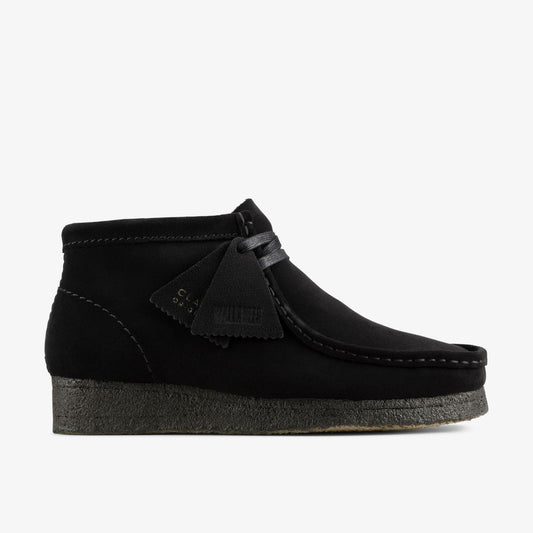 Wallabee Boot Black Suede - Clarks Women