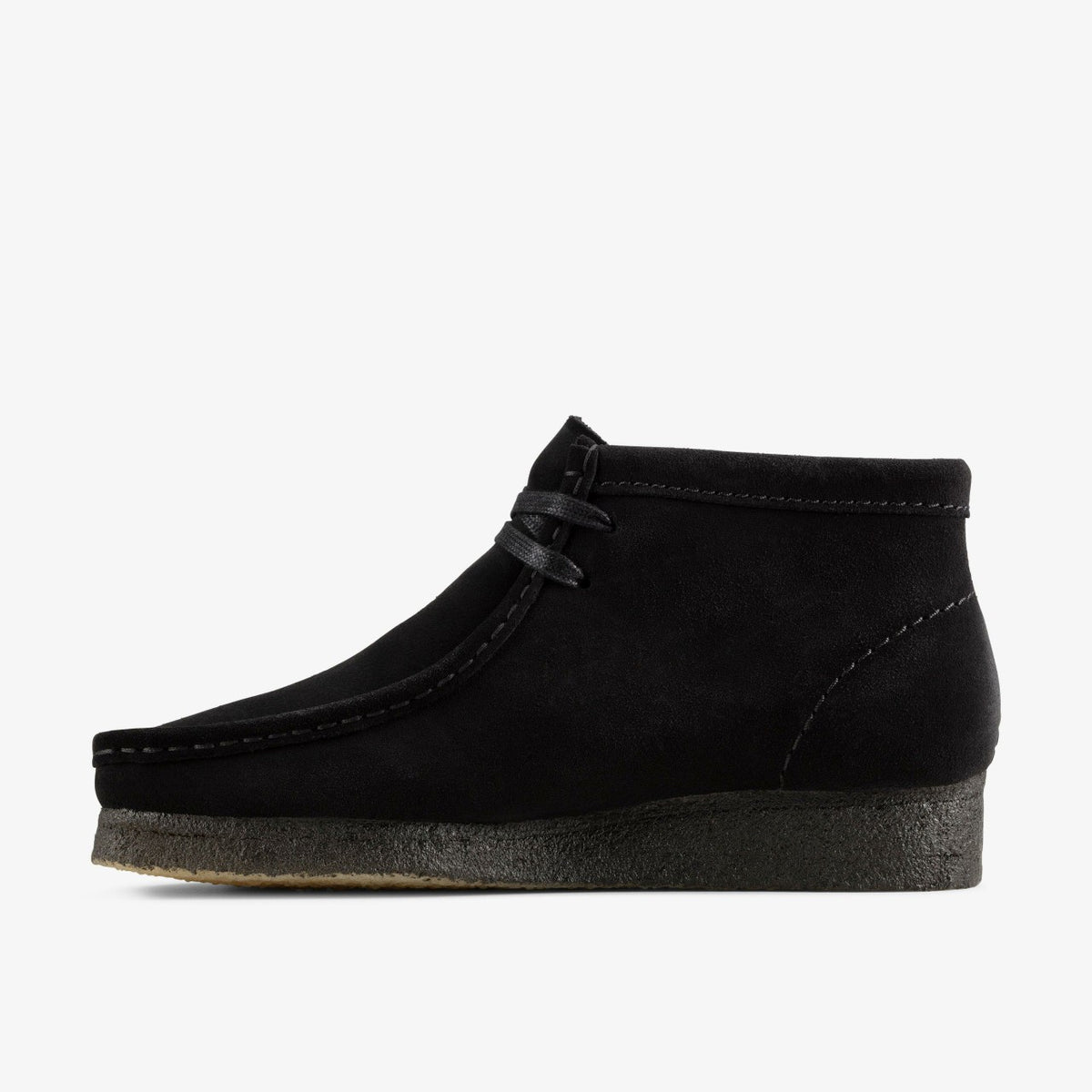 Wallabee Boot Black Suede - Clarks Women