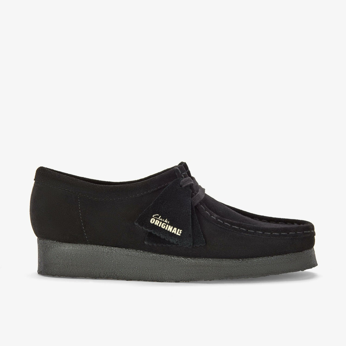Wallabee Black Suede - Clarks Women