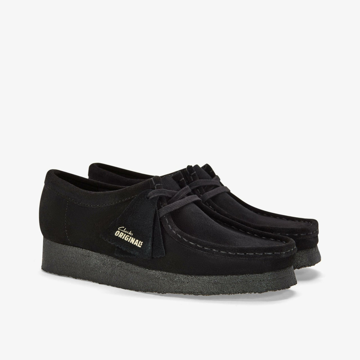 Wallabee Black Suede - Clarks Women