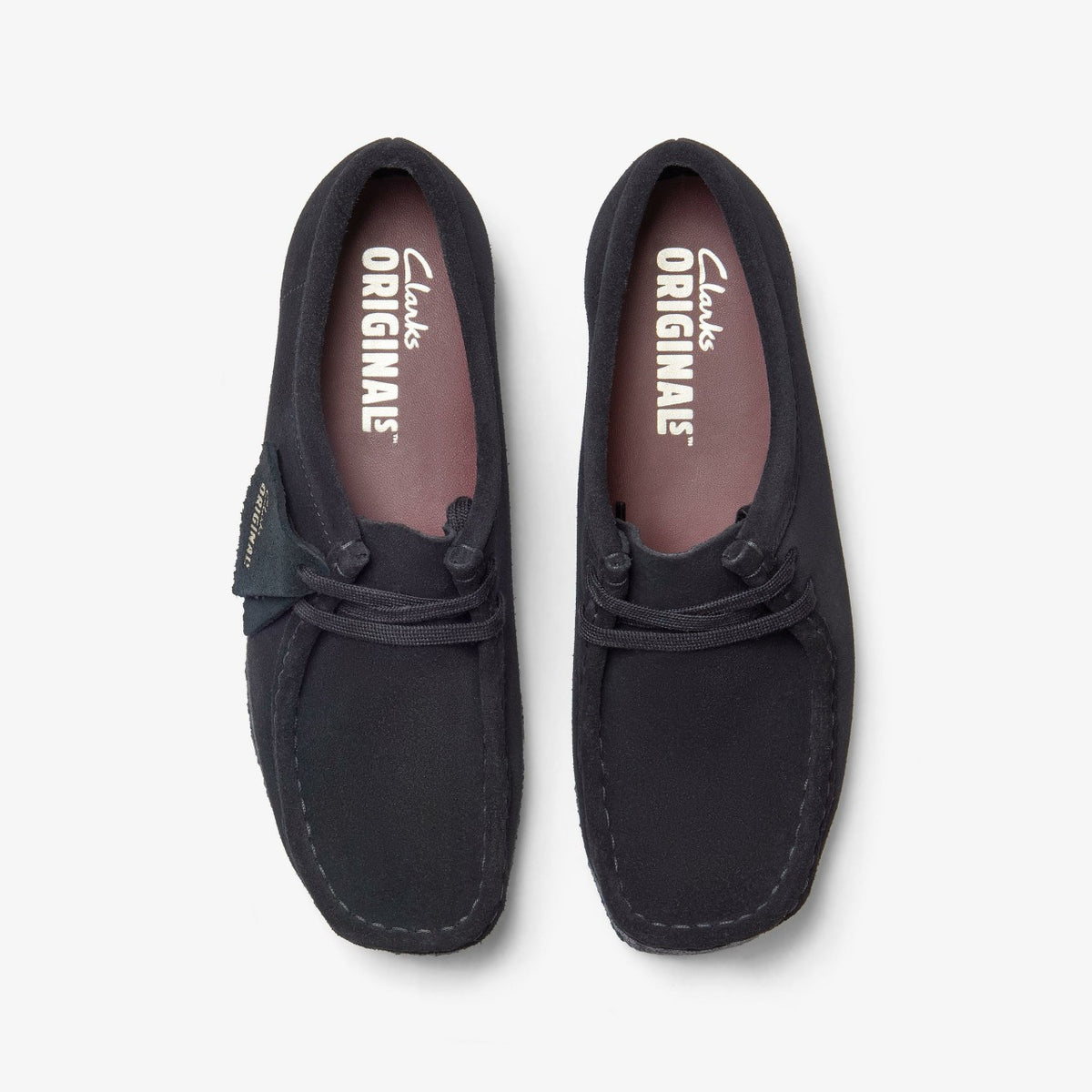 Wallabee Black Suede - Clarks Women