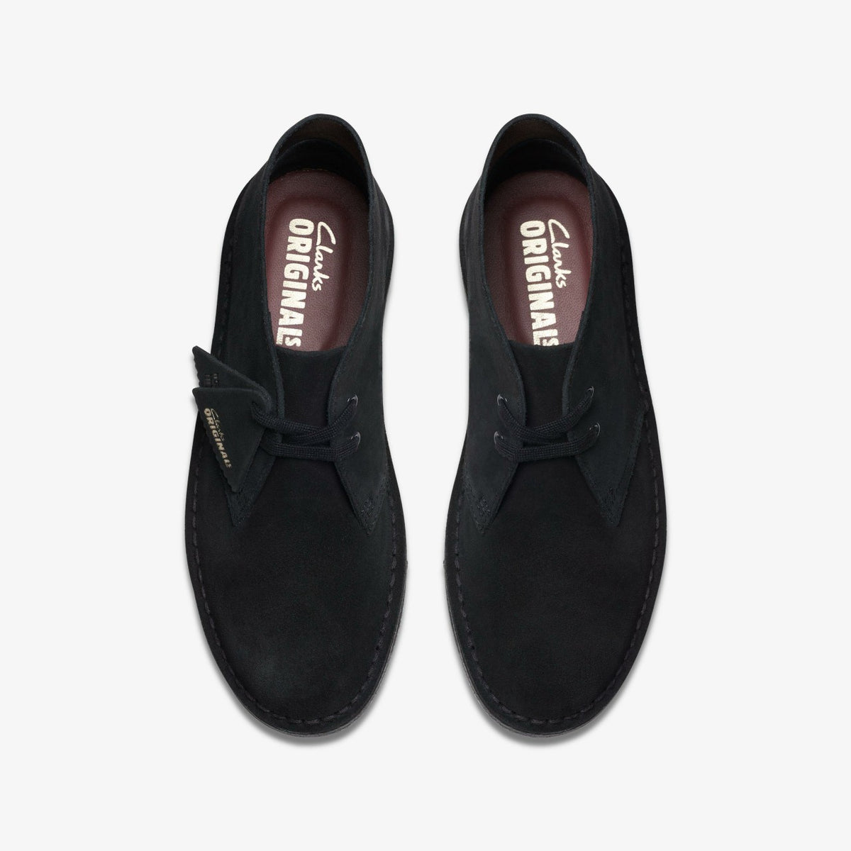 Desert Boot Black Suede - Clarks Women