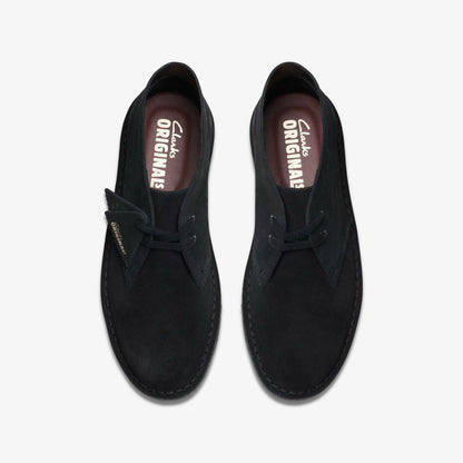 Desert Boot Black Suede - Clarks Women