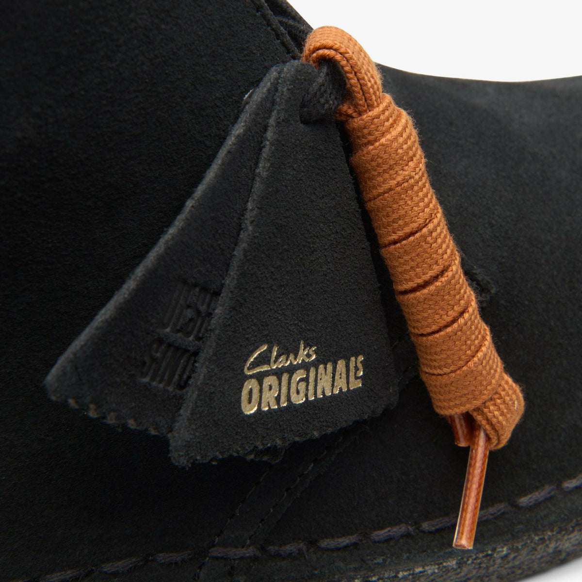 Desert Boot Black Suede - Clarks Women